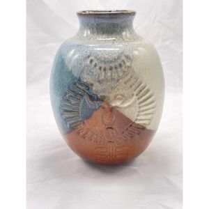 VTG pottery sun vase